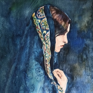 Aquarelle « Giulia 2 »