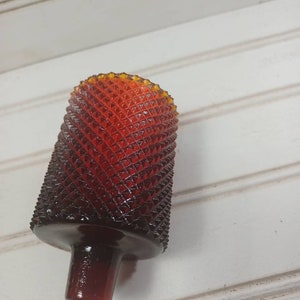 Replacement Vintage Votive Candle Holder Red Cross Hatch Sconce. Condition is pre-owned in good condition (#18af)c)