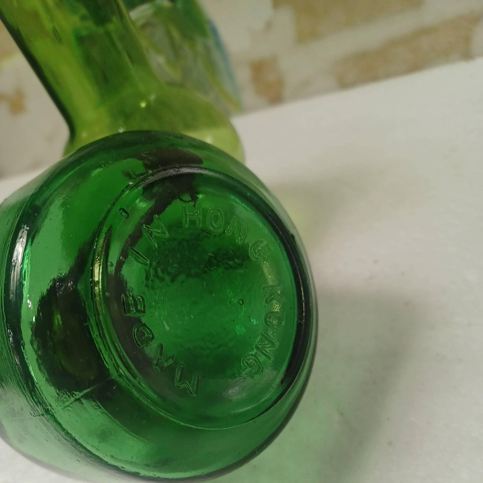Hurricane Lamp Vintage Green Glass Oil Lamp With Green Lamp Shade ...