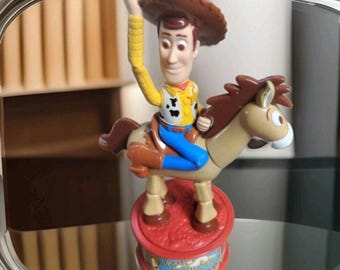 Vintage 1999 McDonalds Toy Story 2 Bullseye Woody's Round Up Candy Dispenser