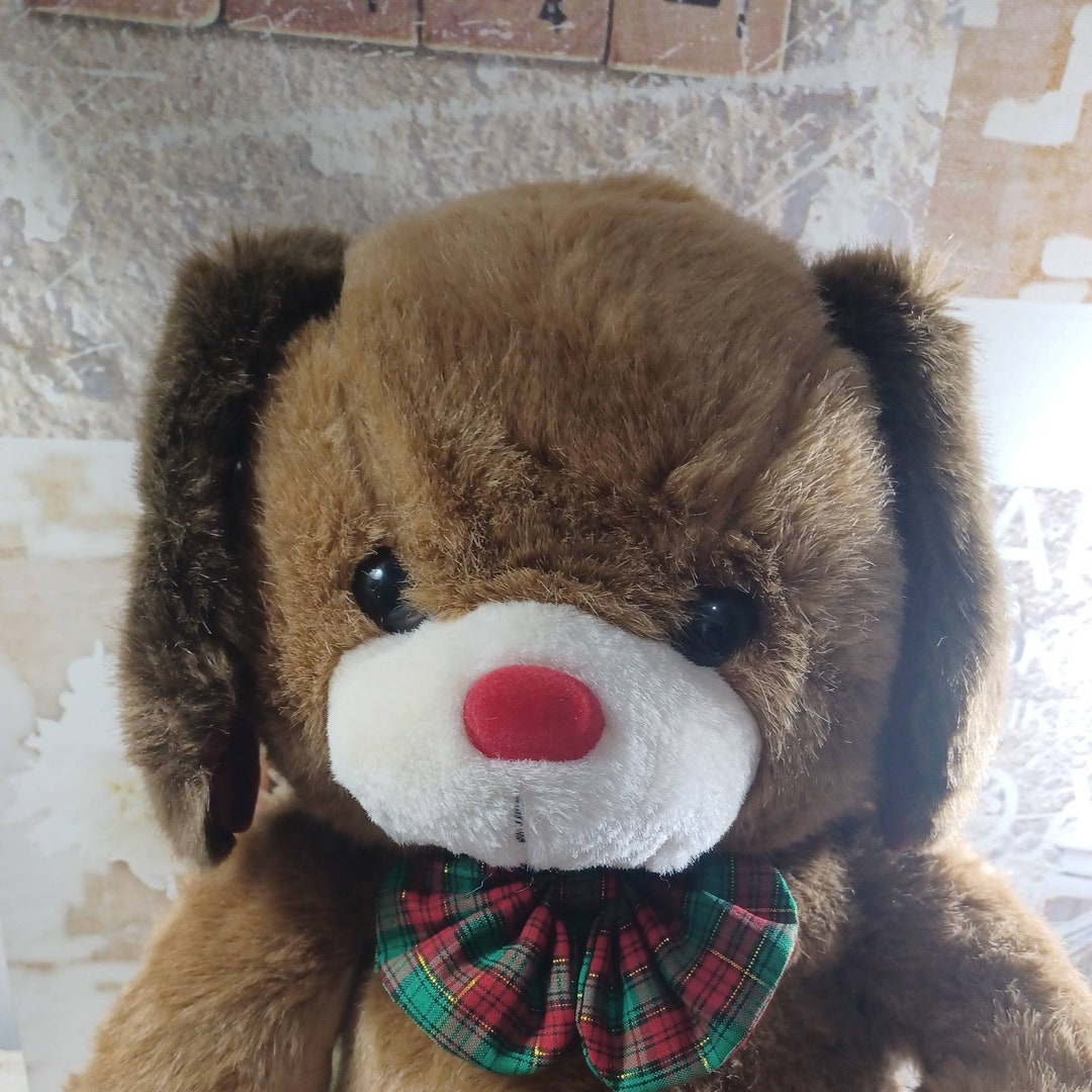 Vintage Fairview Christmas Teddy Bear Plush 24" Stuffed Animal 1988 Toy ...