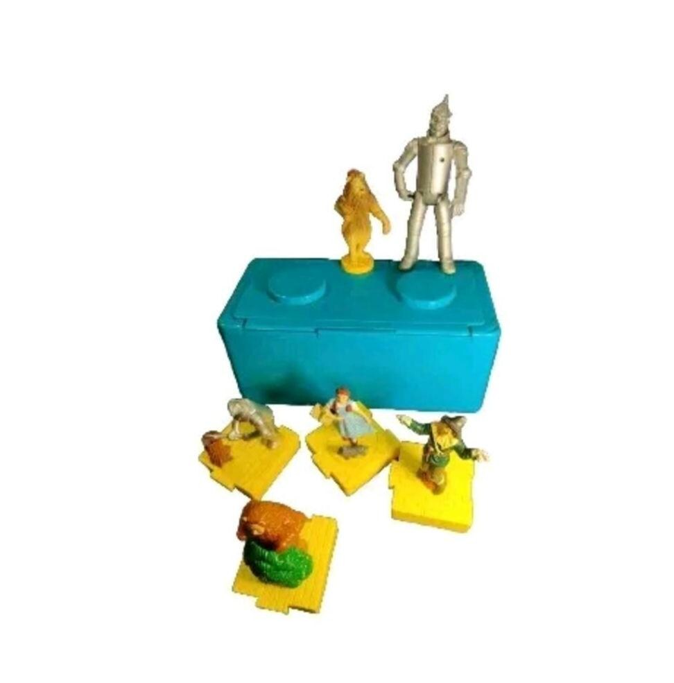 Blockbuster Wizard Lot 6 Oz Movable Toys 1997 Dorothy Scarecrow Tin Man ...