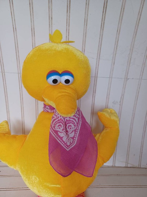 Vintage Sesame Street Workshop Big Bird Stuffed Animal Plush 2003 Nanco 26 Condition is Pre owned in Good Condition 49 Etsy