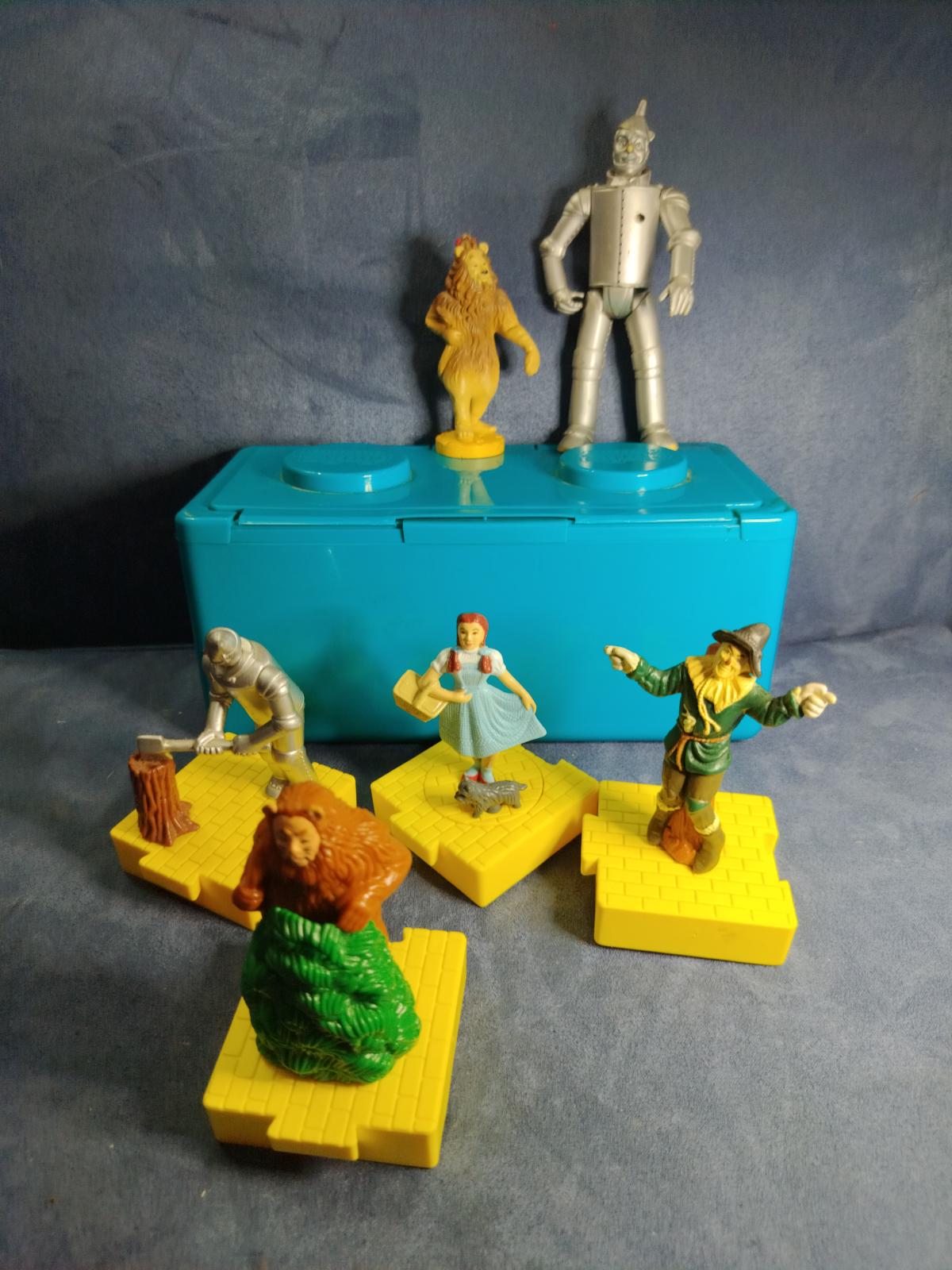 Blockbuster Wizard Lot 6 Oz Movable Toys 1997 Dorothy Scarecrow Tin Man ...