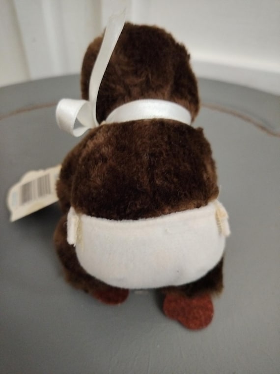 ヴィンテージ Dakin ぬいぐるみ ゴリラ ベビーおしゃぶり 6インチ