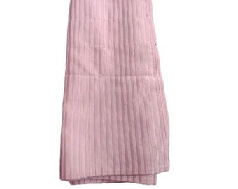 Vintage Valances set 2 American Mills Pink Stripe 50X18 Made USA Window Curtains