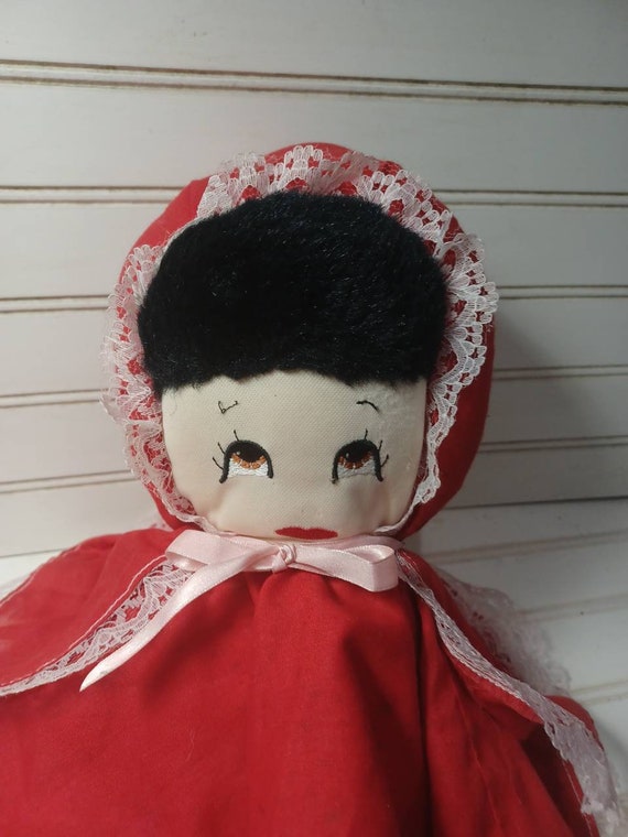 Vintage Topsy Turvy peluche Cappuccetto Rosso Doll-3 in 1 Nonna Lupo  10Lamont condizioni di pubblicazione è usato in buone condizioni -   Italia