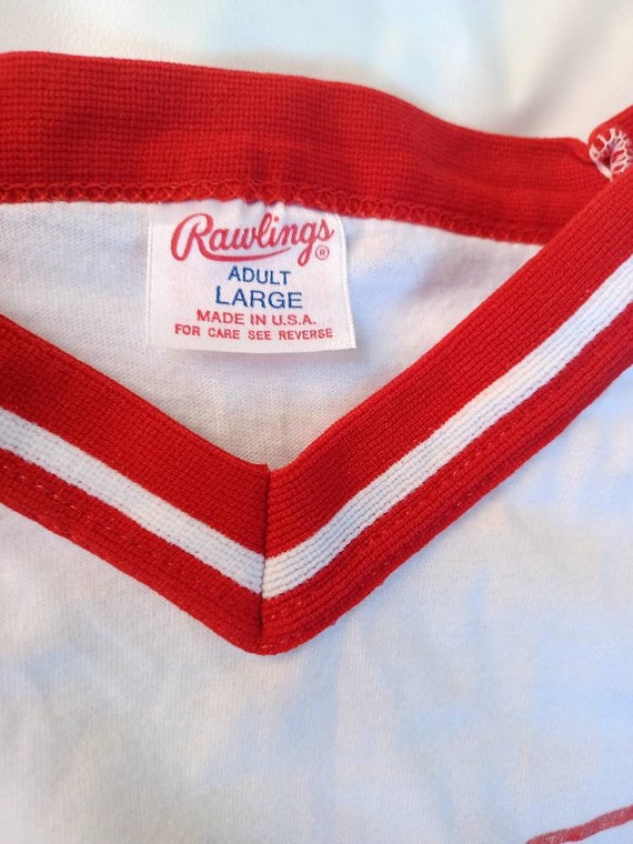 Vintage Rawlings MLB Baseball St Louis Cardinals Mens Black Red Jersey Shirt