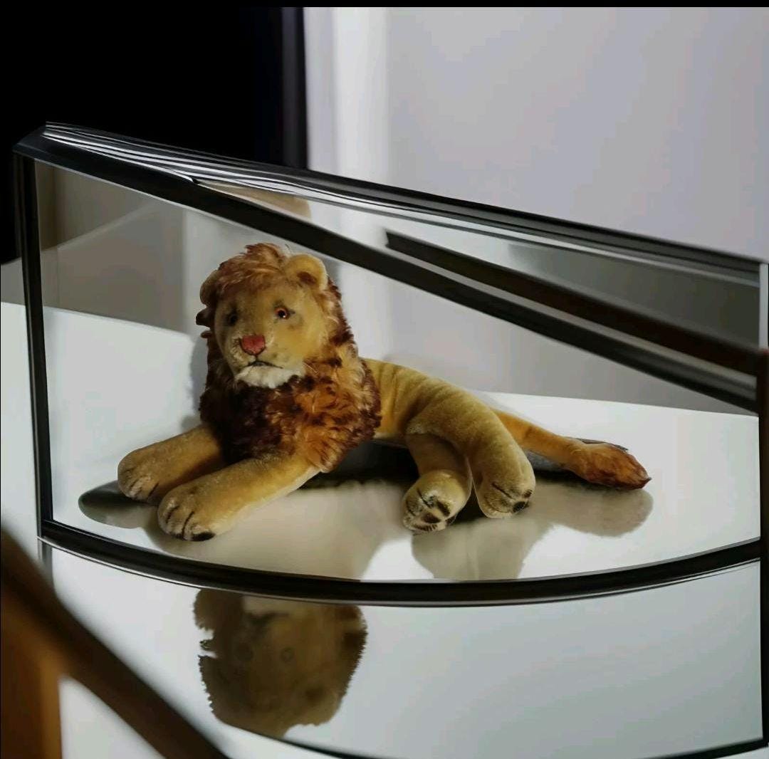Peluche Kösen Vintage – Reine Lionne – 40 Cm – Salle De Bain Originale