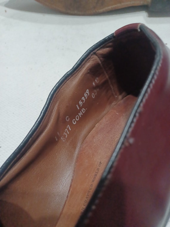 Allen Edmonds weinrot braun Penny Loafer Lexington Slip on Herren Gr. 42 Etsy