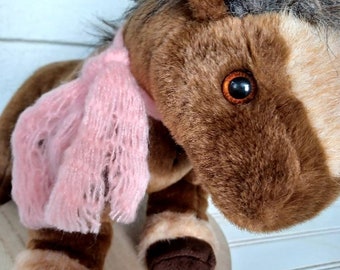 Ty  Classic Beanie Buddy Horse Brown Pony Stuffed Animal 2002 Toy 14" condition is pre-owned in good condition I don't think the tie is but