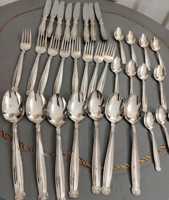 Cutlery Nickel Silver Flatware Prelude By International Sterling