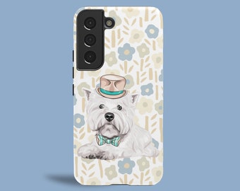 Dog Phone Case West Highland Terrier for Animal and Pet Lovers for Samsung Galaxy S22, Galaxy S21, Galaxy S20, iPhone 14, iPhone 13 +More