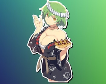 Senran Kagura Lewd Ecchi Anime Waifu Sticker | Waterproof | Vinyl | Holographic | Magnetic | Glow in the Dark