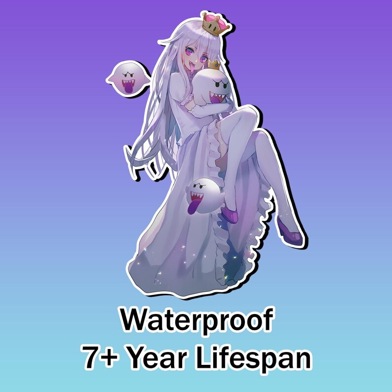Super Mario - Boosette Lewd Ecchi Anime Waifu Sticker | Waterproof ...