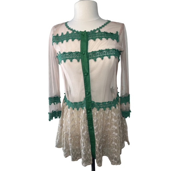 Secret Garden Romantic Lace Tunic or Mini Dress s… - image 1