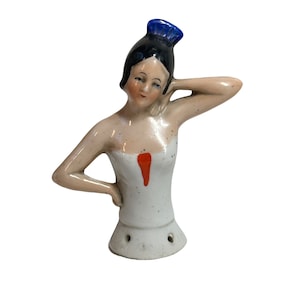 Vintage German Half-doll or Pin Cushion Doll