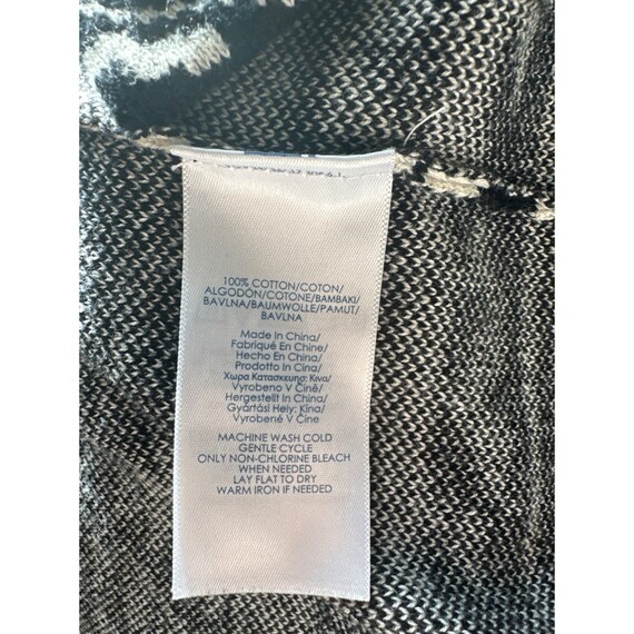 Chaps Southwest Print Sweater Vest Monochrome XL - image 7