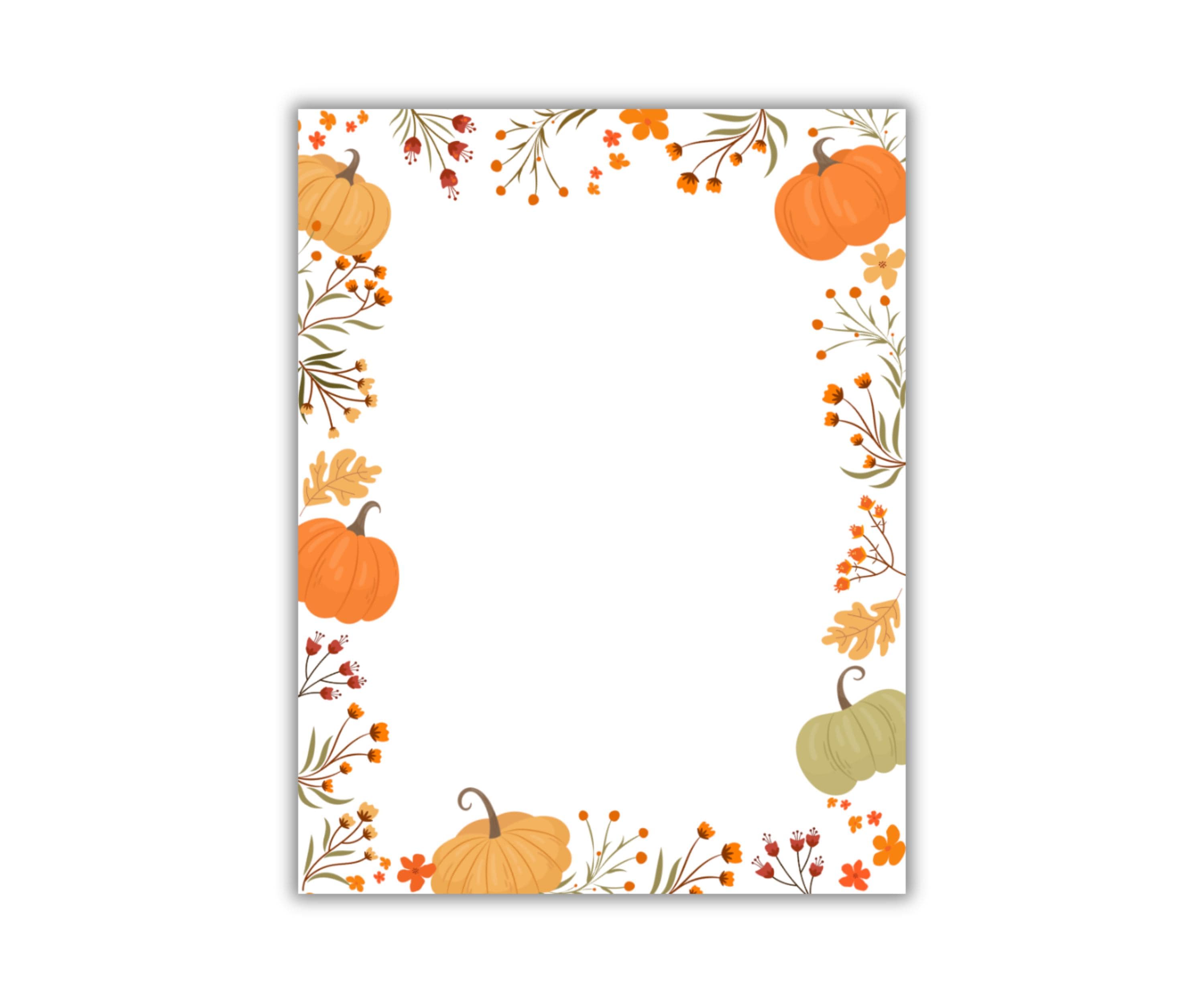 Thanksgiving Border - Etsy, image size:3000x2500