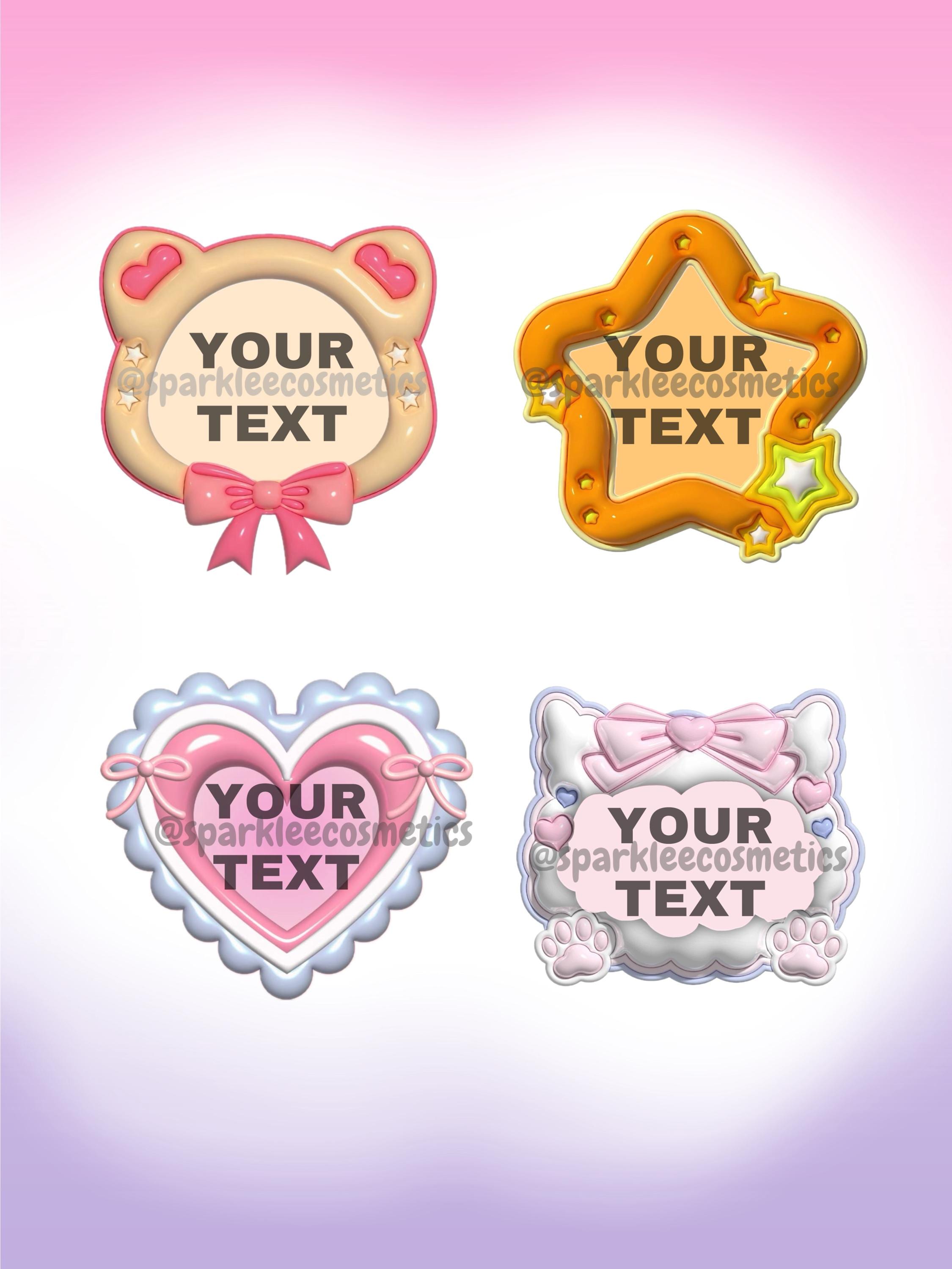 ⊹✮༞ ぷっくり ネームボード オーダー ネムボ 文字パネル KCON✮⊹ ae