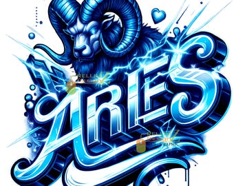 17 Designs: Widder Sternzeichen 3D-Style Graffiti Designs, die deinen Geist entfachen! PDF-Datei