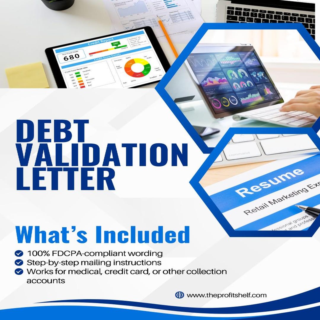 Debt Validation Letter Template | Fdcpa-compliant Credit Repair Tool ...
