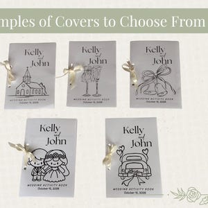 Kids Wedding Booklet Coloring Pages Activity Book Favor Ring Bearer Kit Table Busy Thank You Coming Custom Personalized Reception Bild 7
