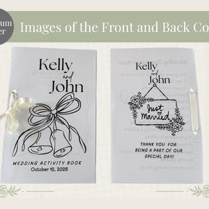 Wedding Kids Activity Book Coloring Pages Games Children Reception Entertainment Table Activities Special Wedding Favor Young Guest Gift Ring Bearer Kit Flower Girl Present Personalized Custom Design Wedding Day Fun Keep Children Busy