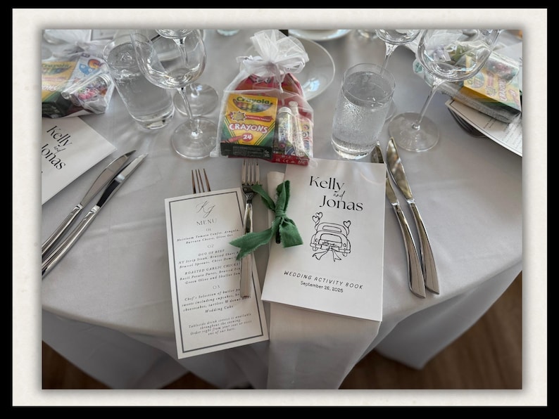 Kids Wedding Booklet Coloring Pages Activity Book Favor Ring Bearer Kit Table Busy Thank You Coming Custom Personalized Reception Bild 13