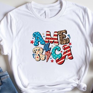 Retro America, 4th July Tee, Independence Day, 1776 America  Shirt, Red White Blue Shirt, USA Flag Shirt, USA Women&#39;s Shirt, Comfort Color