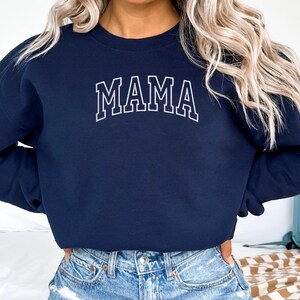 Moletom bordado da mamãe, moletom da mamãe, moletom bordado do dia das mães, presente para a mamãe, presente para a nova mamãe, presente do dia das mães