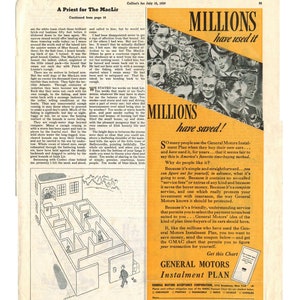 Vintage 1939 General Motors Acceptance Corporation Ad