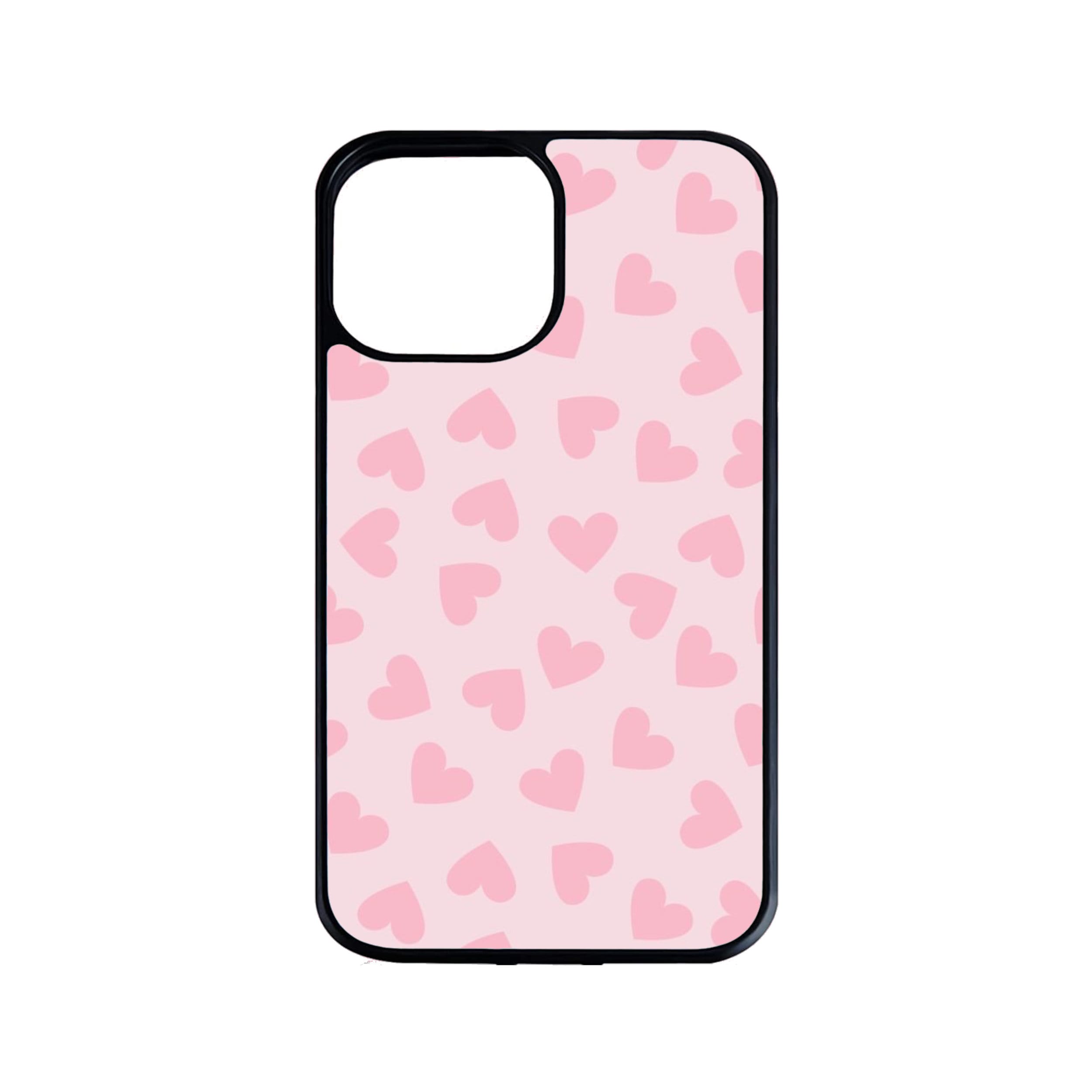 Cute Pink Love Heart Kid Phone Case For Iphone ( Set 2)