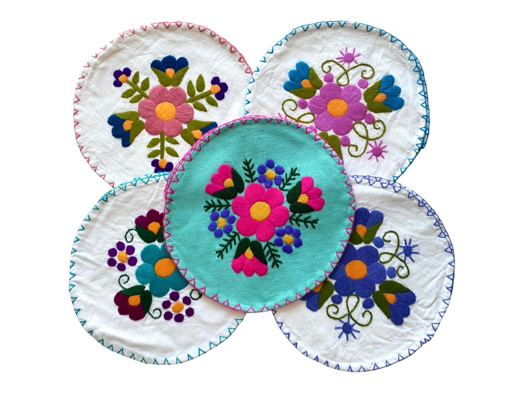 Tortilla Warmer Tortilla Holder Mexican Embroidered Etsy