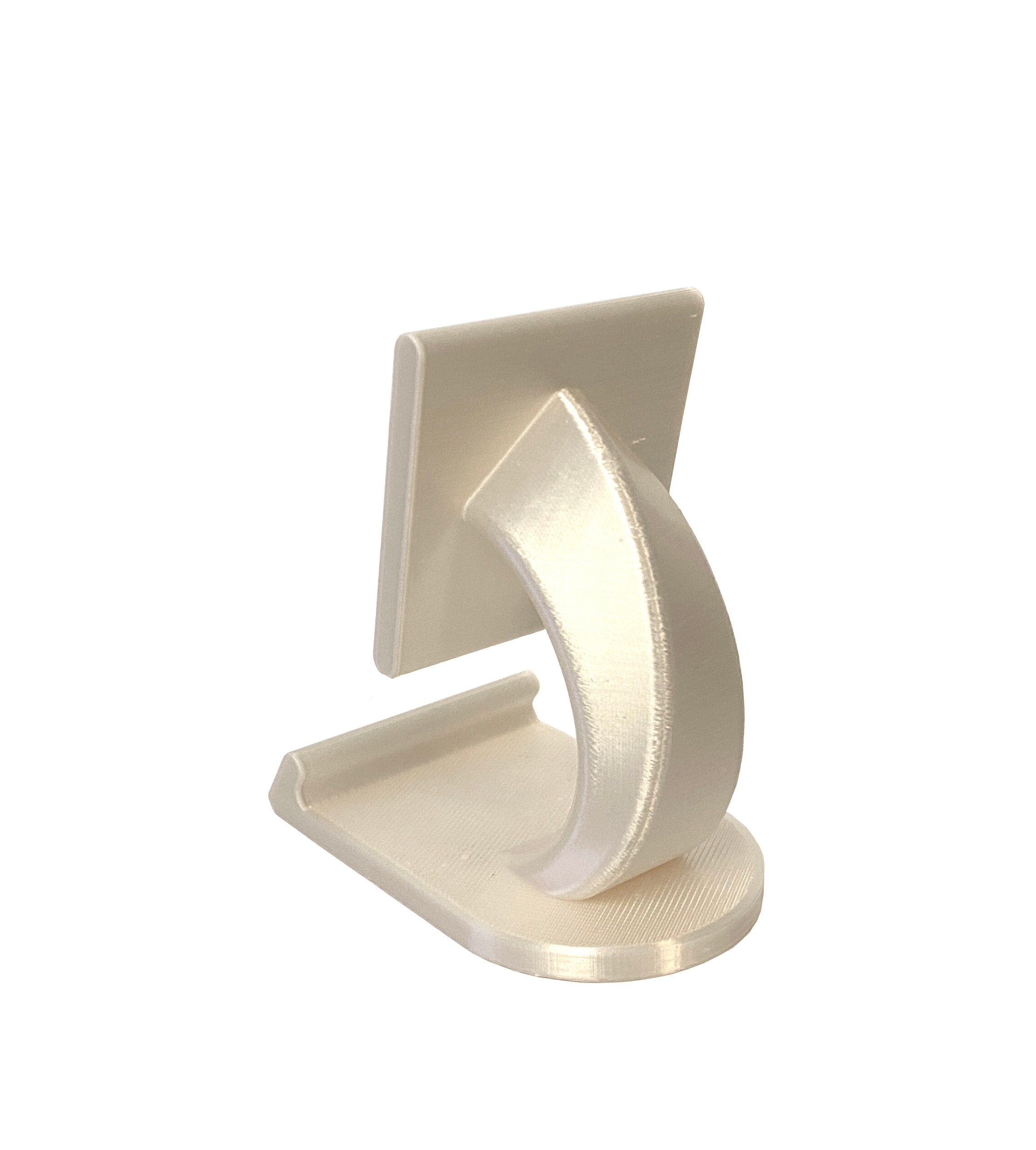 Modern Square Twist - Cell Phone/tablet Stand or Holder, Satin Finish ...