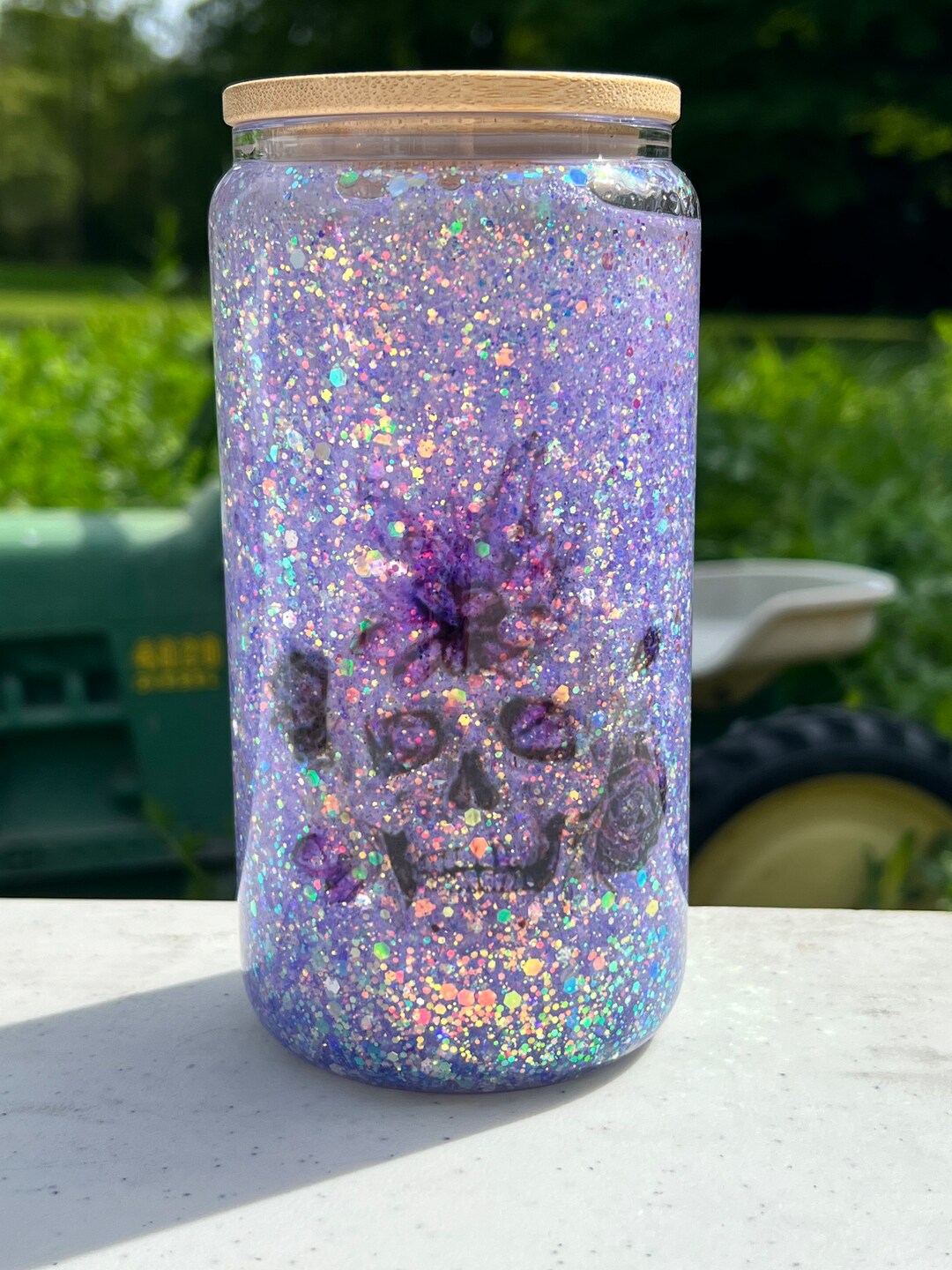 Crystal Skull Glitter Snow Globe - Etsy
