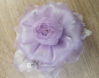 Beautiful, luxury perfect brooch for wedding and parties -  Pinky Purple Color