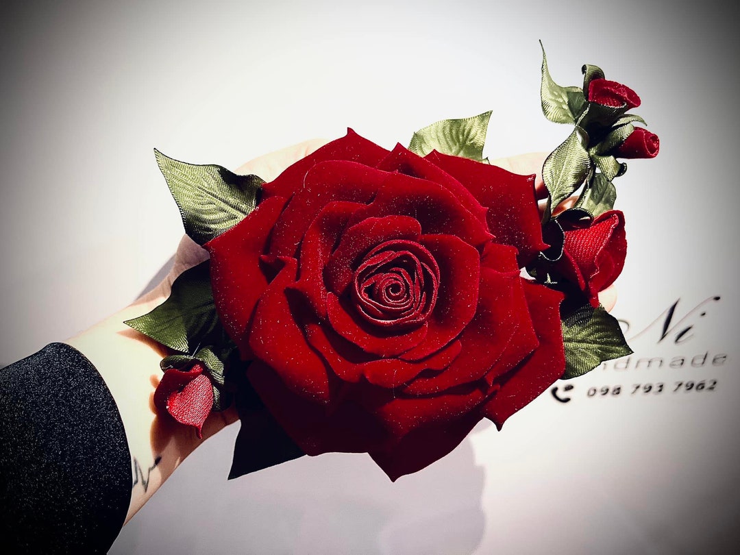 Pique à Cheveux En Fleur Stabilisée Blanche Orchidée