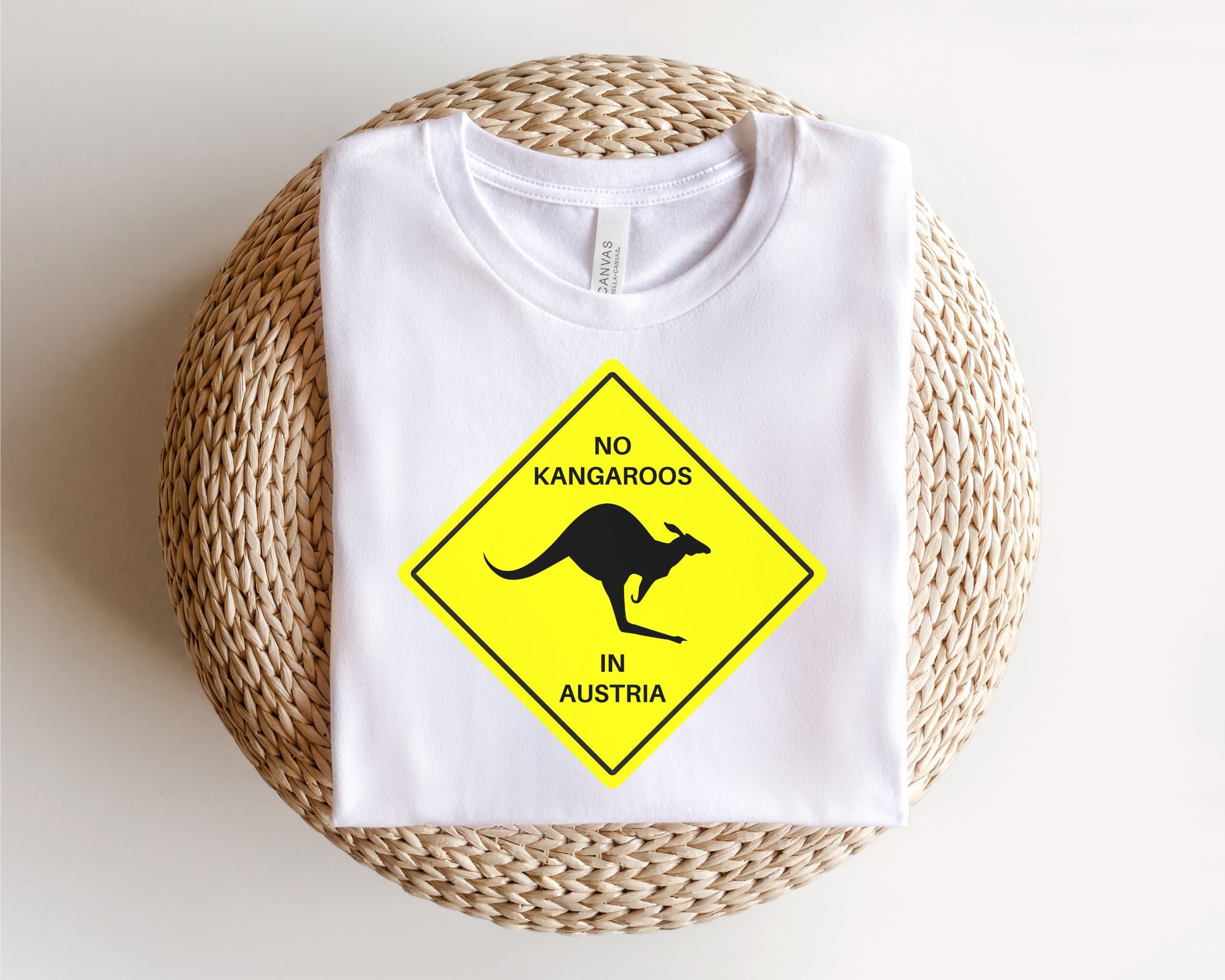 No Austria Shirt Shirt Tshirt in Kangaroos - Austria Etsy Kangaroos