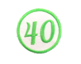 2” Custom Number Patch