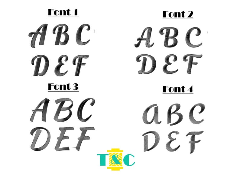 2” Monogram Patch Bild 5