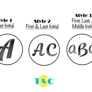 2” Monogram Patch Bild 6