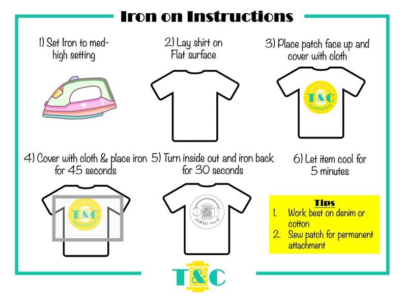 2” Monogram Patch Bild 7