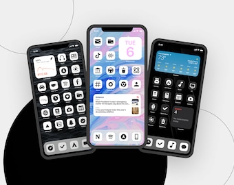 OS Icons - High Resolution iOS Icons Pack Mega Bundle | iPhone IOS 14 App Aesthetic | Free Custom Icons | Phone Home Screen Widget