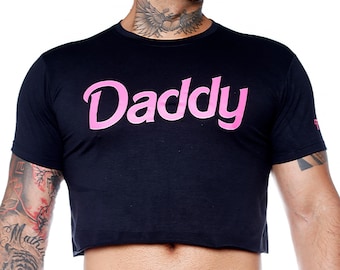 Haut court noir pour homme - Chemise festival LGBT « Daddy »