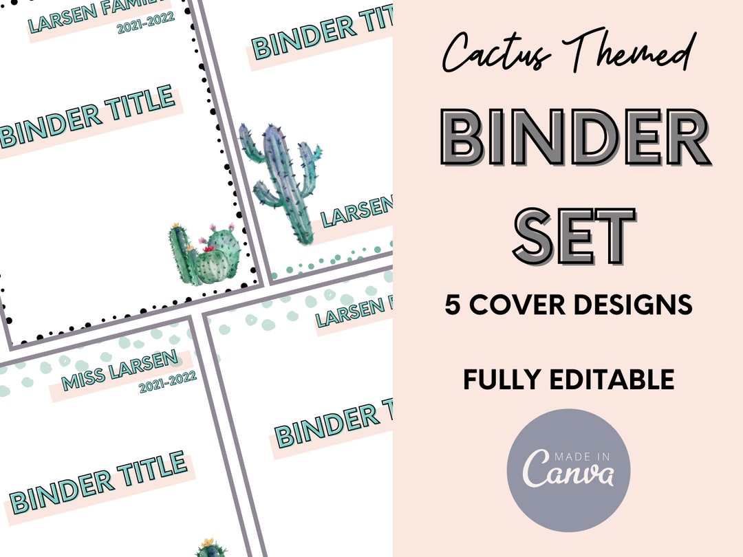 Binder Cover | Teacher Binder | Binder Insert | School Binder | Teacher ...