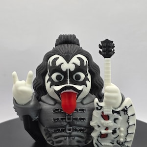 Rockstar Duck Figurine – Band-Inspired Jeep Duck – Exclusive 3D Printed Car Dash Decor – Collectible Gift for Music Lovers