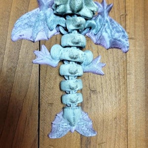 Flexi Tiny Wyvern Dragon 3D Printed