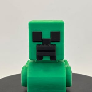Pixel Green Block Duck | Gamer Jeep Duck Figurine | 3D Printed Collectible for Jeep Dashboard or Shelf | Geek Gift Decor | Creepy Block Budd