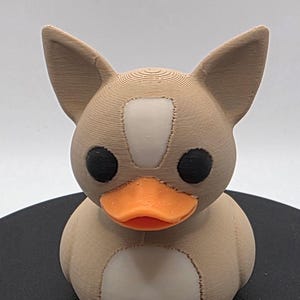 Chihuahua-Themed Jeep Duck | 3D Printed Collectible | Jeep Accessory or Display Figurine